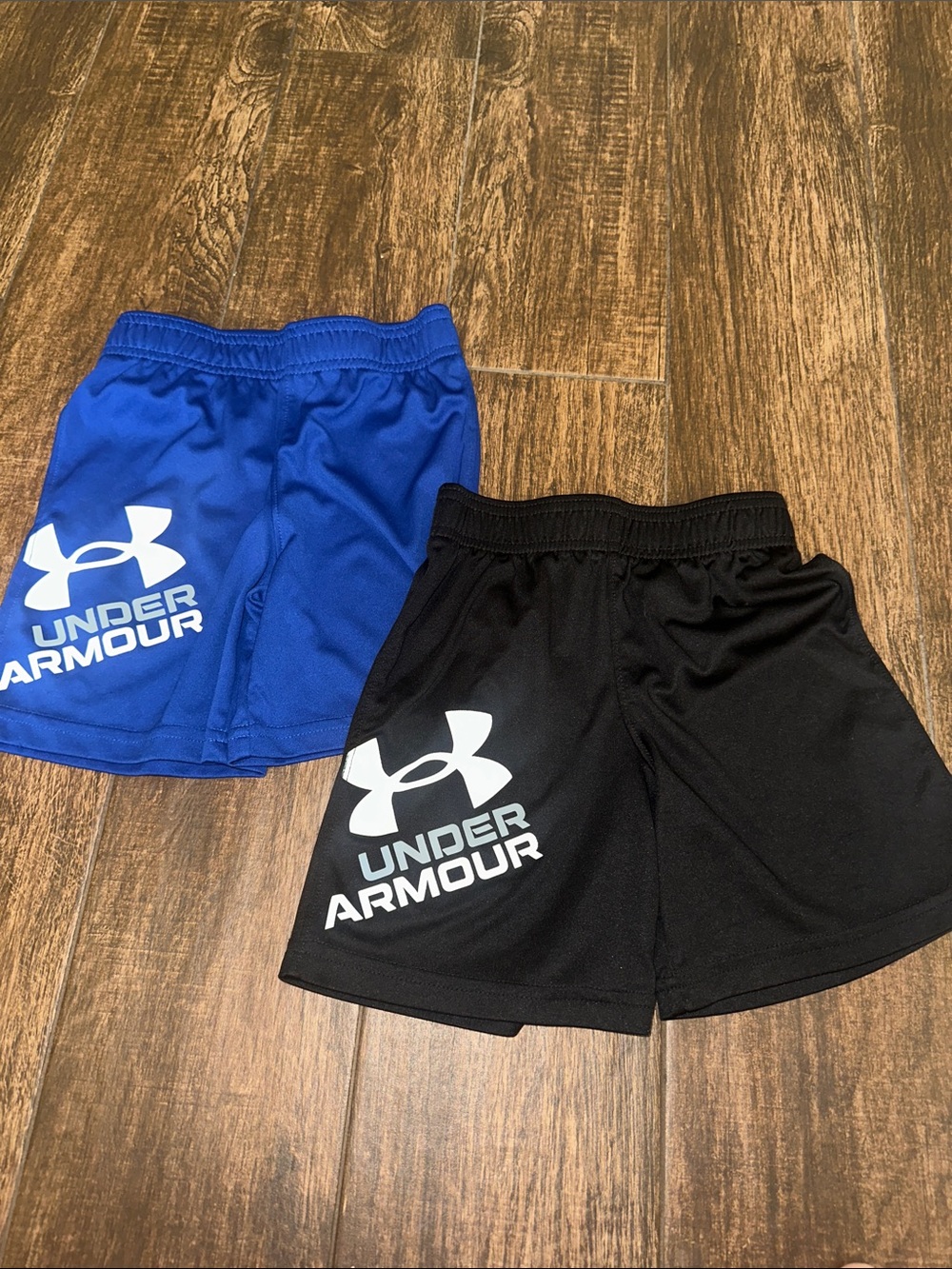 Under Armour Blue and Black Athletic Shorts Set